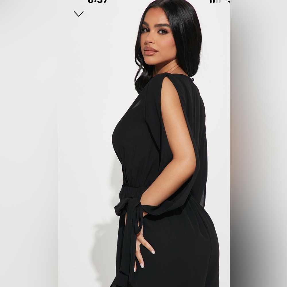 💥Fashion Nova💥 Sheana romper M black